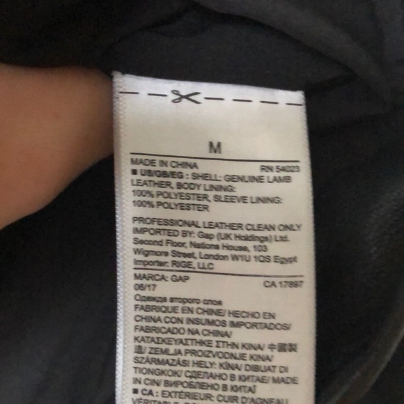 ⭐️host pick⭐️ Lamb skin leather jacket - Picture 6 of 11